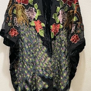 World market Peacock Shawl